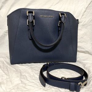 Navy blue Michael Kors bag